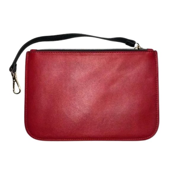 Victoria's Secret Red XOXO Zippered Wristlet - Picture 2 of 7